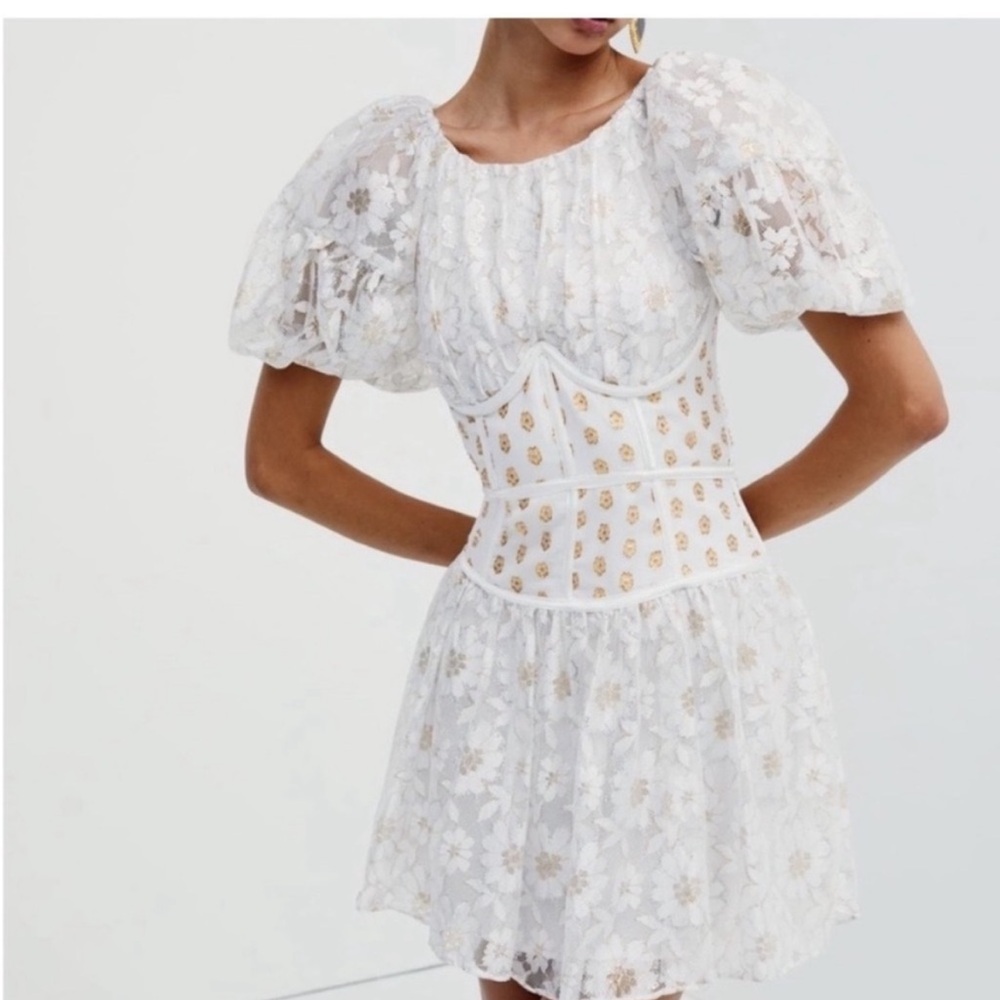 for love and lemons white and gold lupita dress